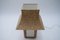 German Ceramic Table Lamp with Cork Shade from Leola, 1970s, Image 6