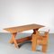 Italian Crate Desk with Chair by Gerrit Rietveld for Cassina, 1970s, Set of 2, Image 7