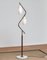 Brass Floor Lamp with Two Opaline Shades or Vases from Stilnovo, Italy, 1950s, Image 6