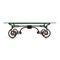 Vintage Iron Coffee Table with Glass Top, Image 6