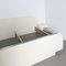 Marco de cama y base de cama de cromo en crema y cromo, años 50, Imagen 5