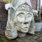 Brutalist Concrete Egyptian Head Statue, 1960s 3