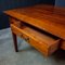 Antique Red-Brown Cherry Dining Table with Drawers 7