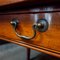 Antique Red-Brown Cherry Dining Table with Drawers 8