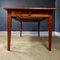 Antique Red-Brown Cherry Dining Table with Drawers 6