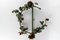 Art Nouveau Round Wrought Iron Poppies Floral Wall Mirror, 1930s 17