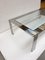 Italian Chrome-Plated Metal and Brass Coffee Table from Renato Zevi, 1970s 8