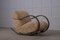 Swedish Sheepskin Rocking Chair, 1950s 4