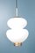 Mid-Century Danish Peanut Pendant Lamp by Bent Karlby for Lyfa, 1960s 6