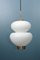 Mid-Century Danish Peanut Pendant Lamp by Bent Karlby for Lyfa, 1960s 1