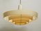 Large Art Deco Industrial Slat Ceiling Lamp from Siemens & Schuckert, 1930s 2