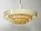 Large Art Deco Industrial Slat Ceiling Lamp from Siemens & Schuckert, 1930s 16