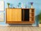 Mid-Century Walnut and Birch Veneer Highboard, 1950s 2