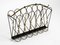 Mid-Century Italian Brass Magazine Rack, 1950s, Image 13