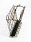 Mid-Century Italian Brass Magazine Rack, 1950s, Image 4