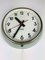 Reloj de fábrica alemán industrial vintage de Peter Behrens para AEG, años 50, Imagen 3