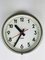 Vintage Industrial German Factory Clock by Peter Behrens for AEG, 1950s 1