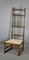 Antiker französischer Nussknospen Stehlstuhl oder Beistellstuhl 10