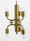 Large Brass Anodized Metal Church Pendant Lamp, 1970s, Image 2
