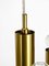 Large Brass Anodized Metal Church Pendant Lamp, 1970s, Image 13