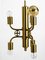 Large Brass Anodized Metal Church Pendant Lamp, 1970s, Image 10