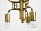 Large Brass Anodized Metal Church Pendant Lamp, 1970s, Image 5
