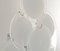 Wall Sconces with White Glass Discs from Vistosi, 1960s, Set of 2 6