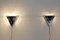 Dutch Modern Glass & Steel Triangular Wall Sconces, Set of 2, Image 10