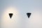 Apliques de pared triangulares holandeses modernos de vidrio y acero. Juego de 2, Imagen 11