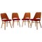 Chaises de Salon par Oswald Haerdtl, 1960s, Set de 4 1