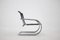Italian Chrome and Leather Cantilever Chair from Arrben, 1960s, Image 3