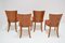 Art Deco Dining Chairs by Jindrich Halabala for Thonet, 1930s, Set of 4 4