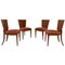 Art Deco Dining Chairs by Jindrich Halabala for Thonet, 1930s, Set of 4 1