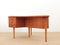 Bureau Boomerang Mid-Century Moderne par Arne Hovmand-Olsen, Scandinavie, 1950s 32