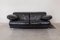 Black Leather Model Arca Sofa by Paolo Piva for B&B Italia, 1983, Image 3