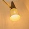 Lámpara de techo vintage de latón y marfil de Diego Mardegan, Imagen 6