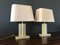 Brass and Travertine Table Lamps, 1970s, Set of 2, Image 4