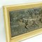 Czechoslovakian Framed Hunting Dog Brass Wall Art, 1950s 4