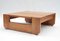 Mid-Century Square Solid Elm Coffee Table from Maison Regain, 1960s, Image 12
