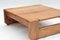 Mid-Century Square Solid Elm Coffee Table from Maison Regain, 1960s 5