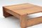 Mid-Century Square Solid Elm Coffee Table from Maison Regain, 1960s, Image 5