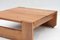 Mid-Century Square Solid Elm Coffee Table from Maison Regain, 1960s, Image 4