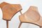 French Elm and Beech Stools, 1950s, Set of 2 2