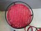 Black Metal and Red Rattan Plant Stands, 1970s, Set of 3, Image 8
