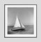 Jamaica Sea Sailing Silver Fibre Gelatin Print Framed in Black by Slim Aarons 1