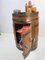 Antique Oak and Brass Barrel Wine or Liquor Cabinet 20