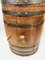 Antique Oak and Brass Barrel Wine or Liquor Cabinet 9
