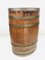 Antique Oak and Brass Barrel Wine or Liquor Cabinet 6