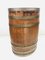 Antique Oak and Brass Barrel Wine or Liquor Cabinet, Image 6