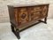 Large 19th Century Catalan Spanish Buffet with Drawers and Mirror Crest 6